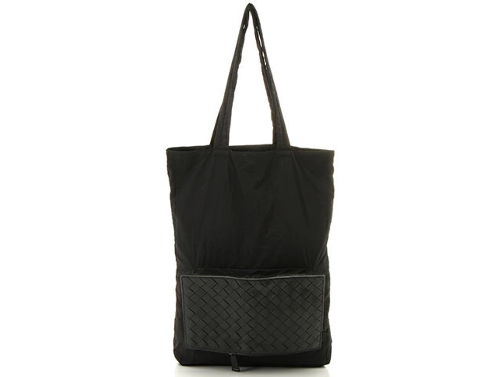 BOTTEGA VENETA Intrecciato Tote Bag Calfskin Black I